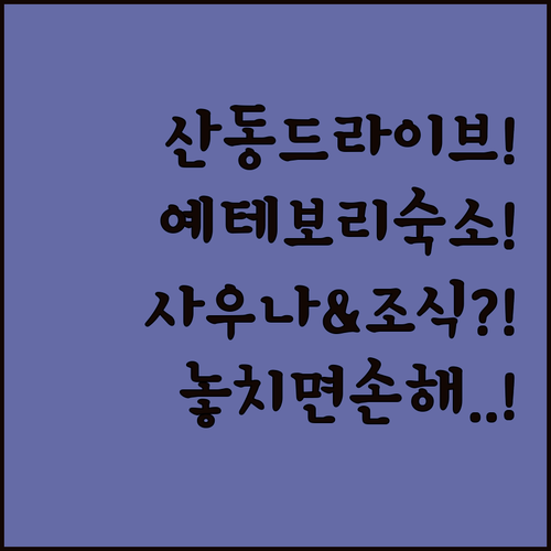 구미 산동읍 드라이브 코스 및 스웨덴 예테보리 숙소 추천 3곳 위치 장점 사우나 조식 시설 알아보기